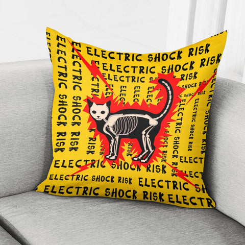 Image of Animal Safety Sign Pillow Cover