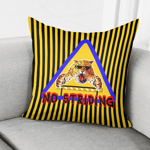 Image of Animal Safety Sign Pillow Cover