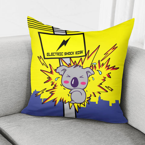 Image of Animal Safety Sign Pillow Cover