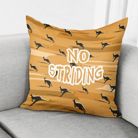 Image of Animal Safety Sign Pillow Cover