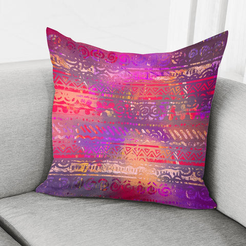 Image of Pink Boho Pillow Cover