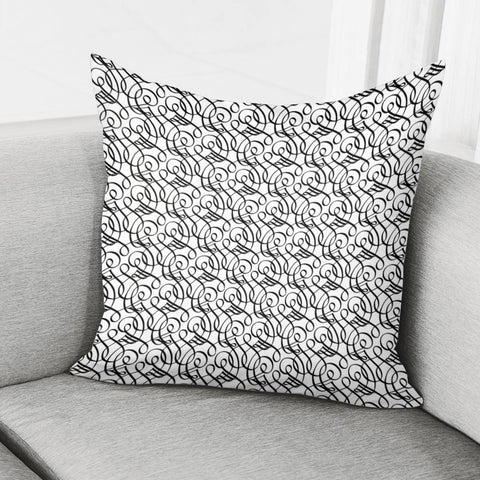 Image of Calligraphic Pillow Cover