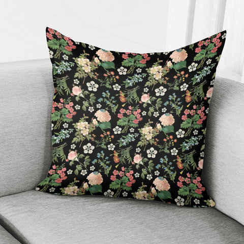 Image of Garden Flowers Pillow Cover