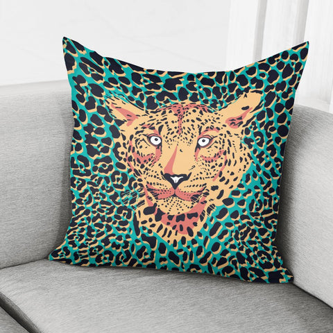 Image of Leopard And Animal Textures And Animals Pillow Cover
