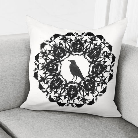 Image of Crow Pillow Cover