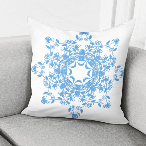 Image of Blue Pillow Cover