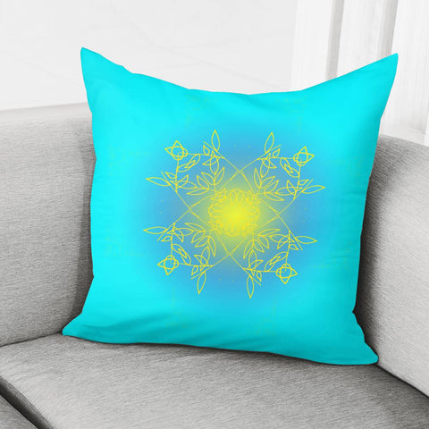 Image of Blue Pillow Cover