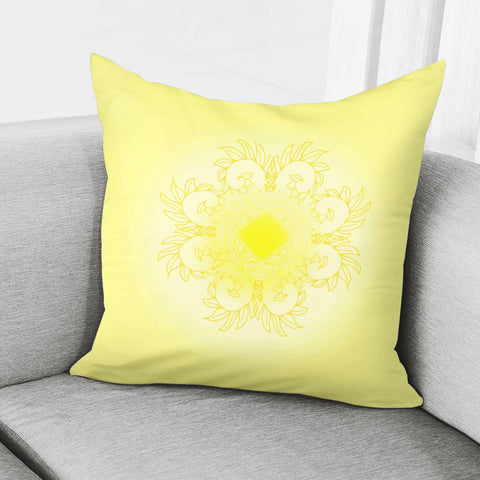 Image of Yellow Pillow Cover