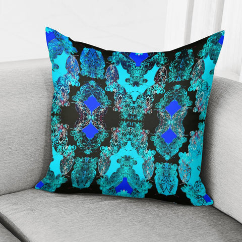 Image of Blue Pillow Cover