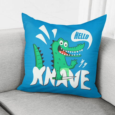 Image of Crocodile Pillow Cover