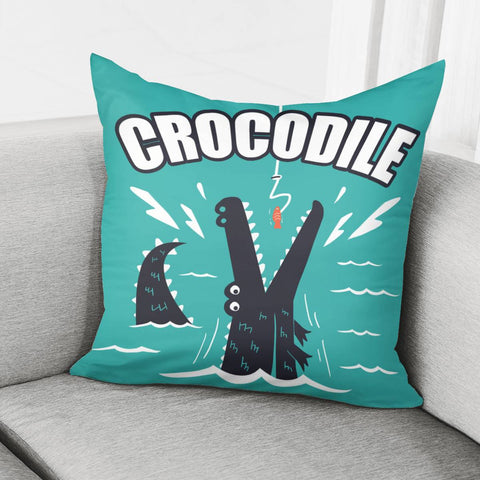 Image of Crocodile Pillow Cover