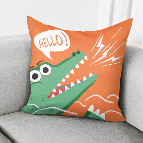 Image of Crocodile Pillow Cover