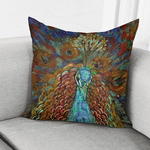 Image of Magic Peacock Pillow Cover