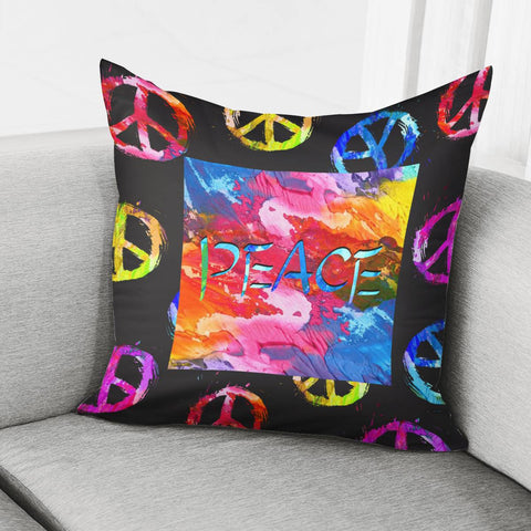 Image of Peace Sign Pillow Cover