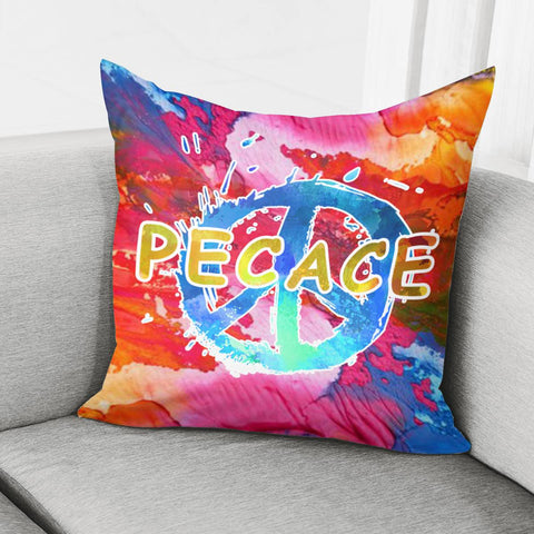 Image of Peace Sign Pillow Cover