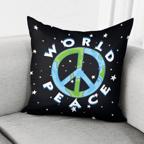 Image of Peace Sign Pillow Cover