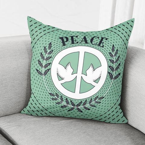 Image of Peace Sign Pillow Cover