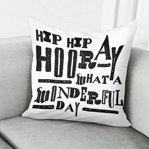 Image of Hip Hip Hooray Pillow Cover