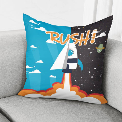 Image of Rocket Pillow Cover