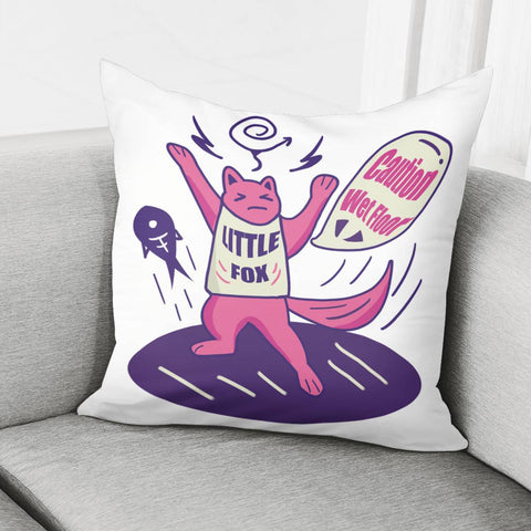 Image of Slip Cat Pillow Cover