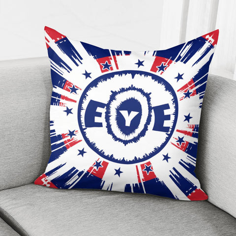 Image of Eyes And Stars And Fonts And Light Pillow Cover