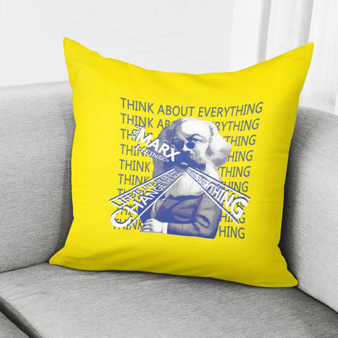 Image of Karl Marx Pillow Cover