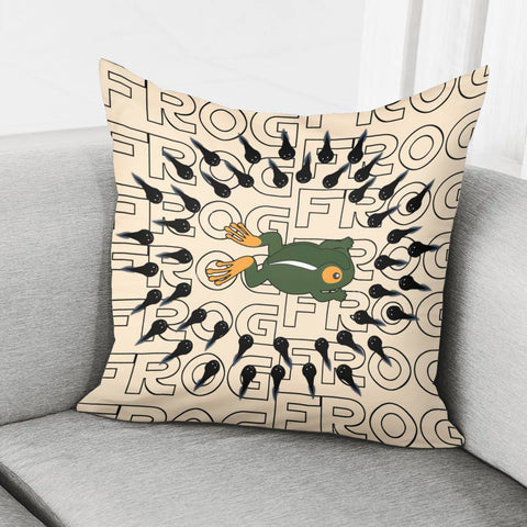 Image of Frog Pillow Cover