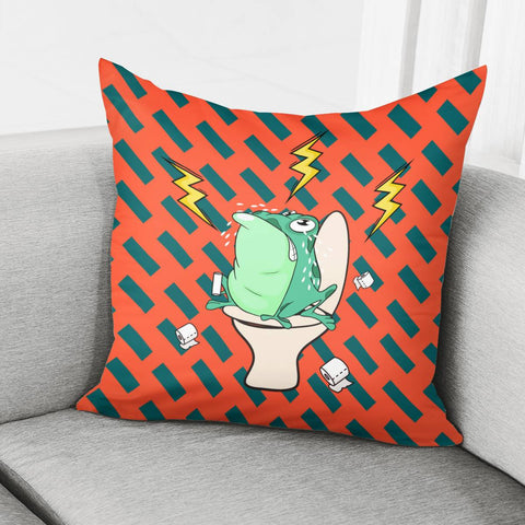 Image of Frog Pillow Cover