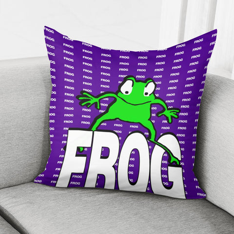 Image of Frog Pillow Cover