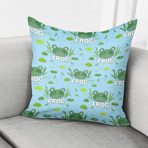 Image of Frog Pillow Cover