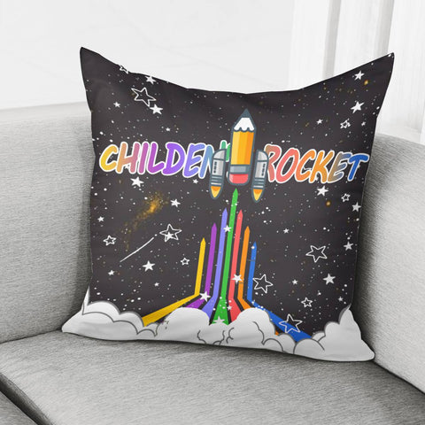 Image of Rocket Pillow Cover