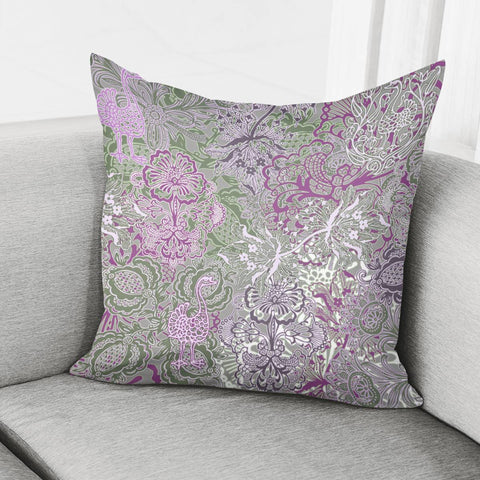 Image of Indian Flowers Pillow Cover