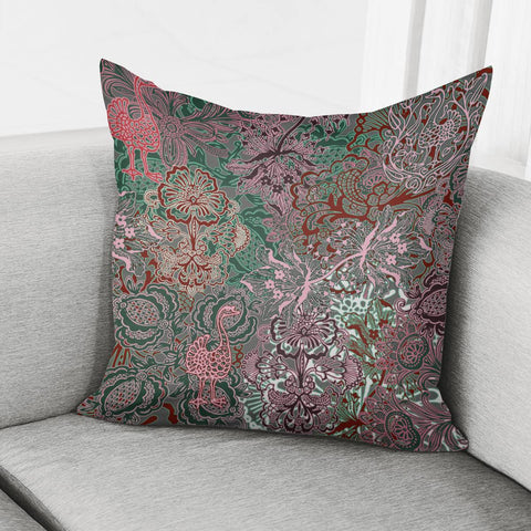 Image of Indian Flowers 2 Pillow Cover