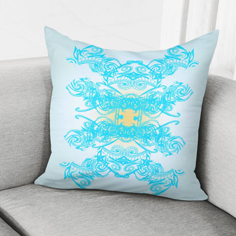 Image of Blue Pillow Cover