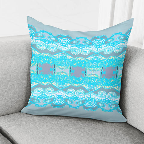 Image of Blue Pillow Cover