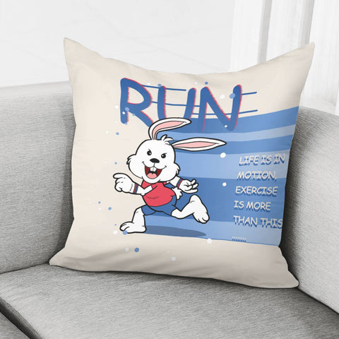 Image of Rabbit Pillow Cover