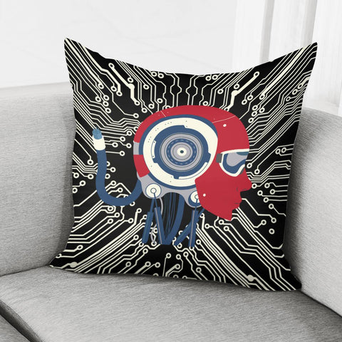 Image of Robot Pillow Cover