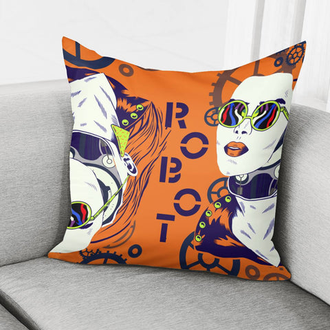 Image of Robot Pillow Cover