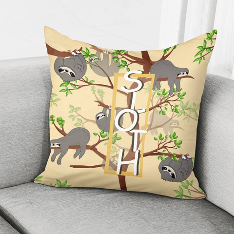 Image of Sloth Pillow Cover