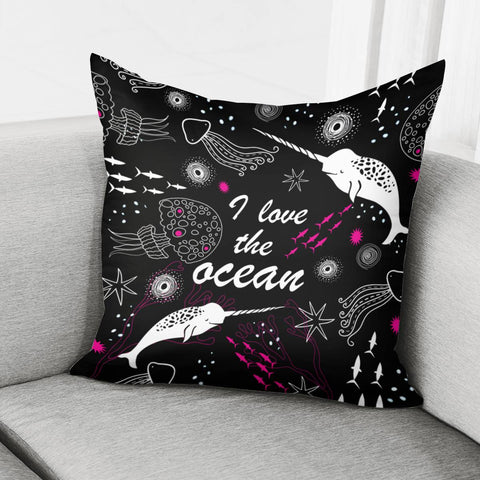 Image of Narwhal Pillow Cover