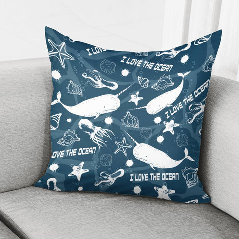 Image of Narwhal Pillow Cover