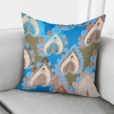 Image of Blue Pillow Cover