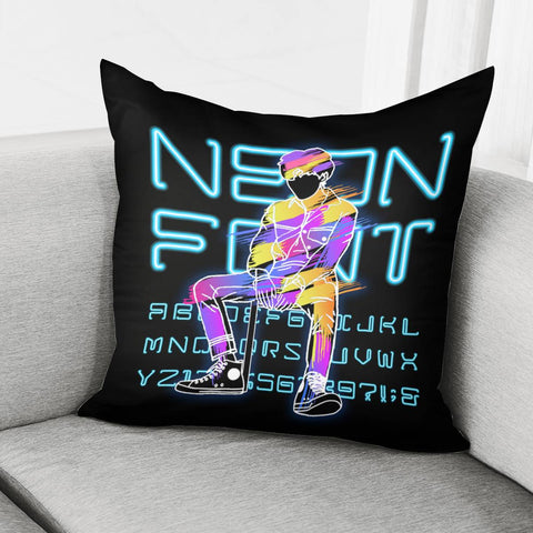 Image of Neon Style Pillow Cover