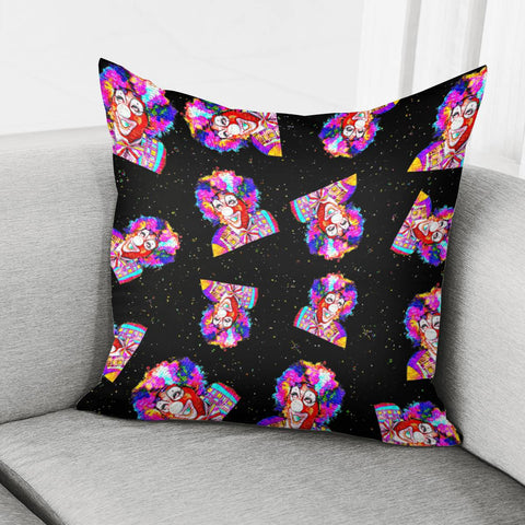 Image of Intensive Clown Pillow Cover