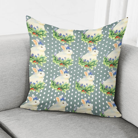 Image of Rabbit Pillow Cover