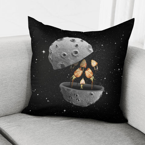 Image of Rose And The Universe Pillow Cover