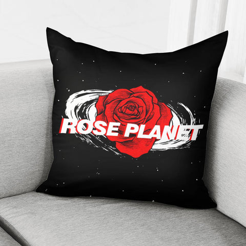 Image of Rose And The Universe Pillow Cover