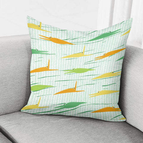 Image of Crocodile Pillow Cover