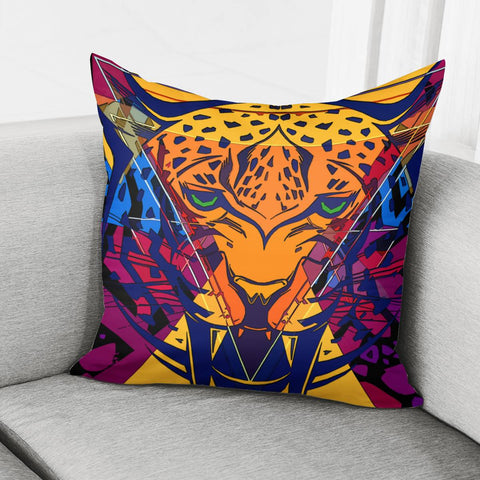 Image of Tropical Leopard Pillow Cover