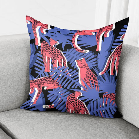 Image of Tropical Leopard Pillow Cover